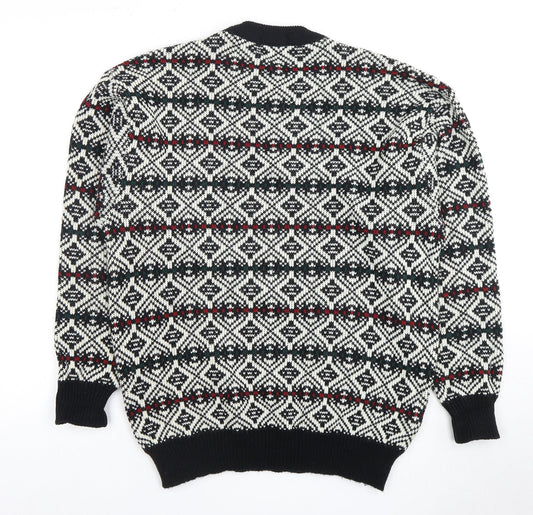 St Michael Men’s Black Medium Pullover Jumper