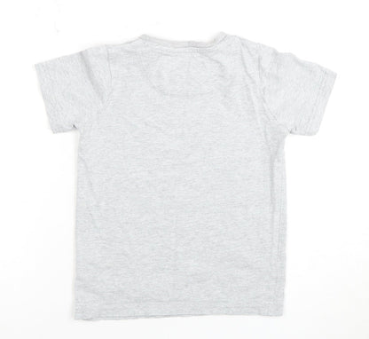 Marks and Spencer Boys Grey Spider-Man T-Shirt 6-7Yrs