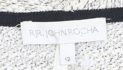 Womens UK Size 12 RJR John Rocha Ivory Cardigan Jumper