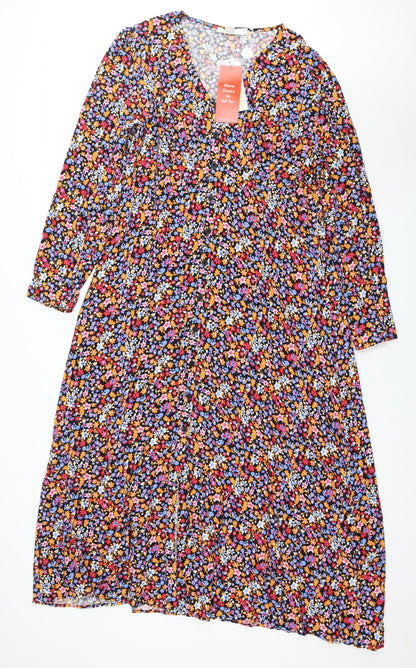 Finery Women's Multicoloured Fit & Flare Dress, Size 16