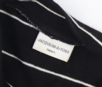 Jacqueline de Yong Women’s Black Striped Shift Dress S