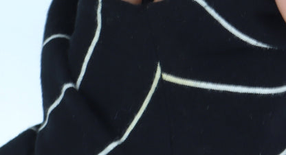 Jacqueline de Yong Women’s Black Striped Shift Dress S