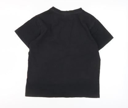 Duffs Teen Black Basic T-Shirt Size 11-12 YRS