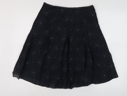 Banana Republic Women's Black A-Line Skirt Size 4