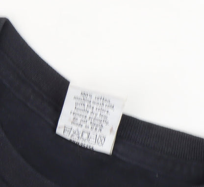 Unisex Adults UK Size L Calvin Klein Black Basic T-Shirt