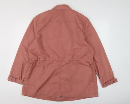 Womens UK Size 20 NEXT Pink Military Jacket