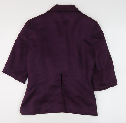 Yen London Women's Purple Blazer Size 8 Business Casual