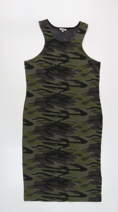 River Island Women's Camouflage Tank Dress Size 14