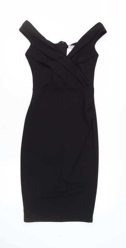 Sistaglam Women's Black Bodycon Dress Size 8