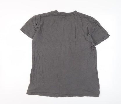 The Rolling Stones Men's Grey L Music Graphic T-Shirt