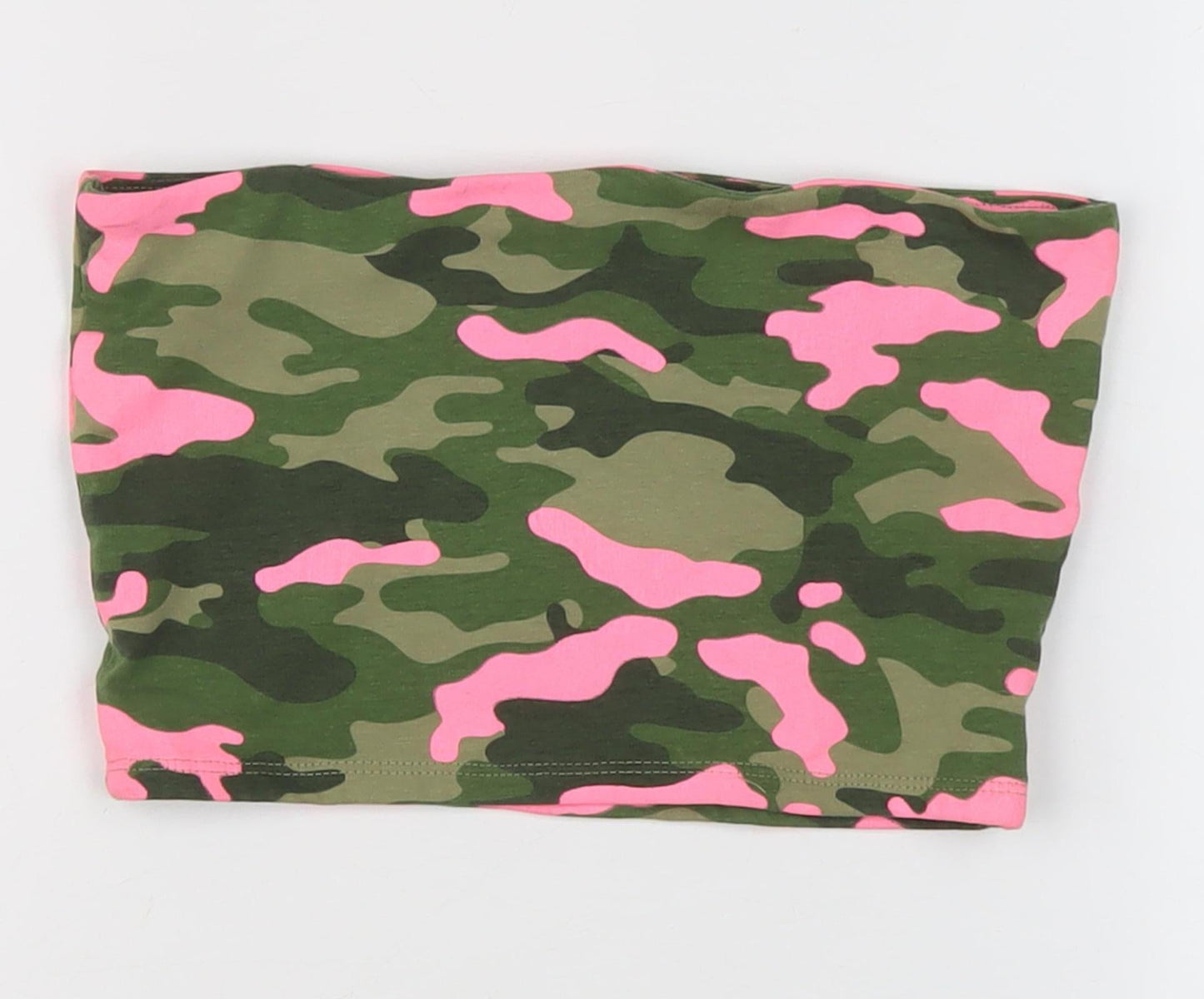 Candy Couture Girls Green Pink Camouflage T-Shirt, Size 11-12