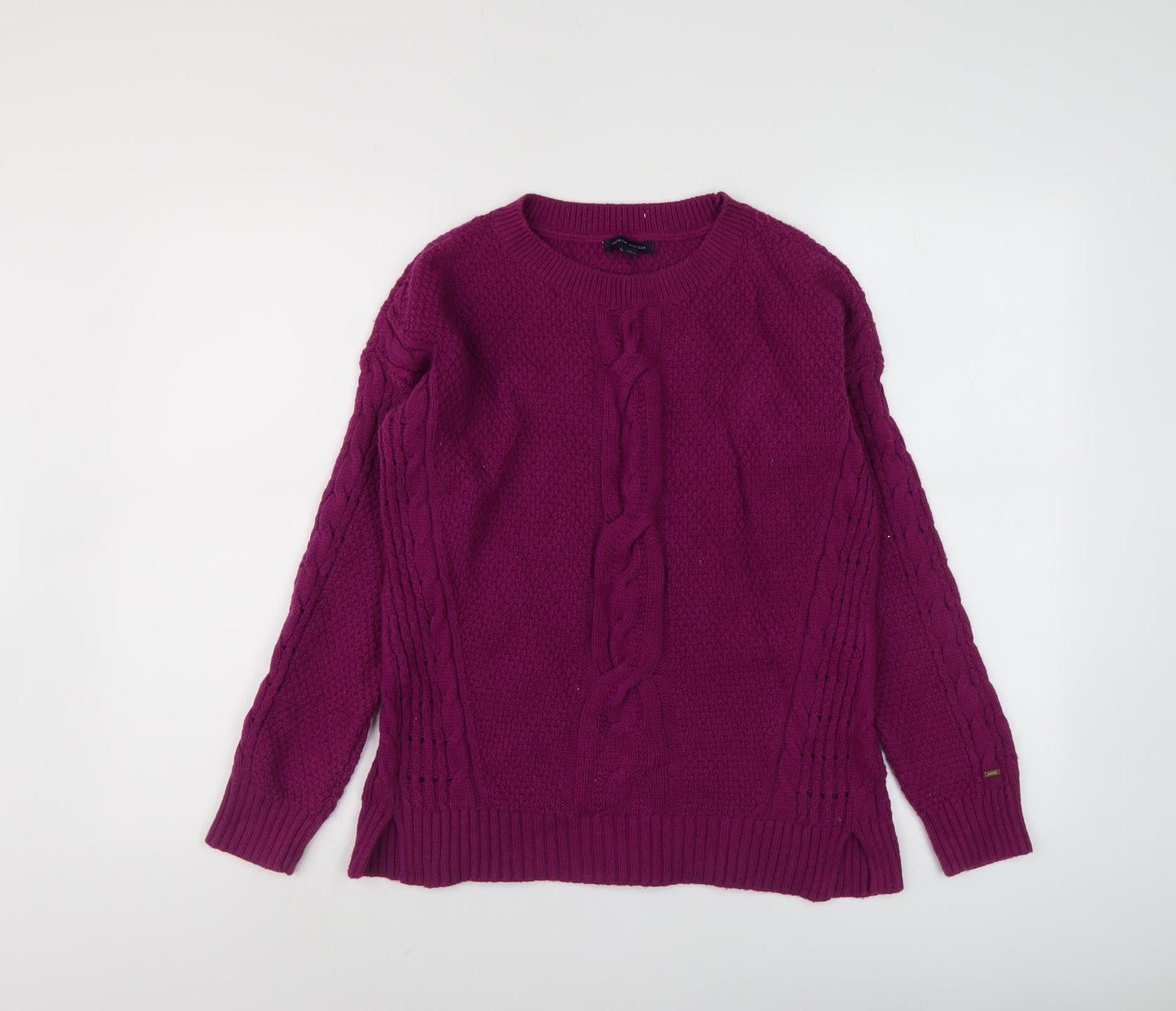 Womens UK Size S Tommy Hilfiger Purple Pullover Jumper