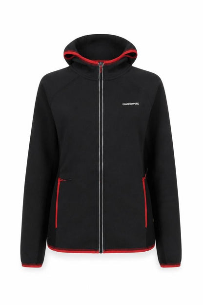 Womens UK Size 10 Craghoppers Black Full Zip Hoodie
