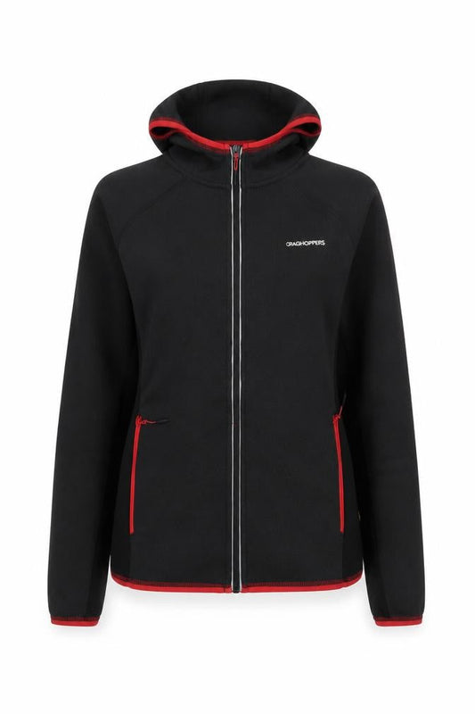 Womens UK Size 10 Craghoppers Black Full Zip Hoodie