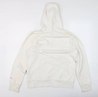 Puma Women's White Pullover Hoodie Size 16 Casual