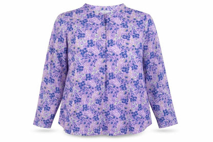 Womens UK Size 18-20 ISLE Purple  Blouse