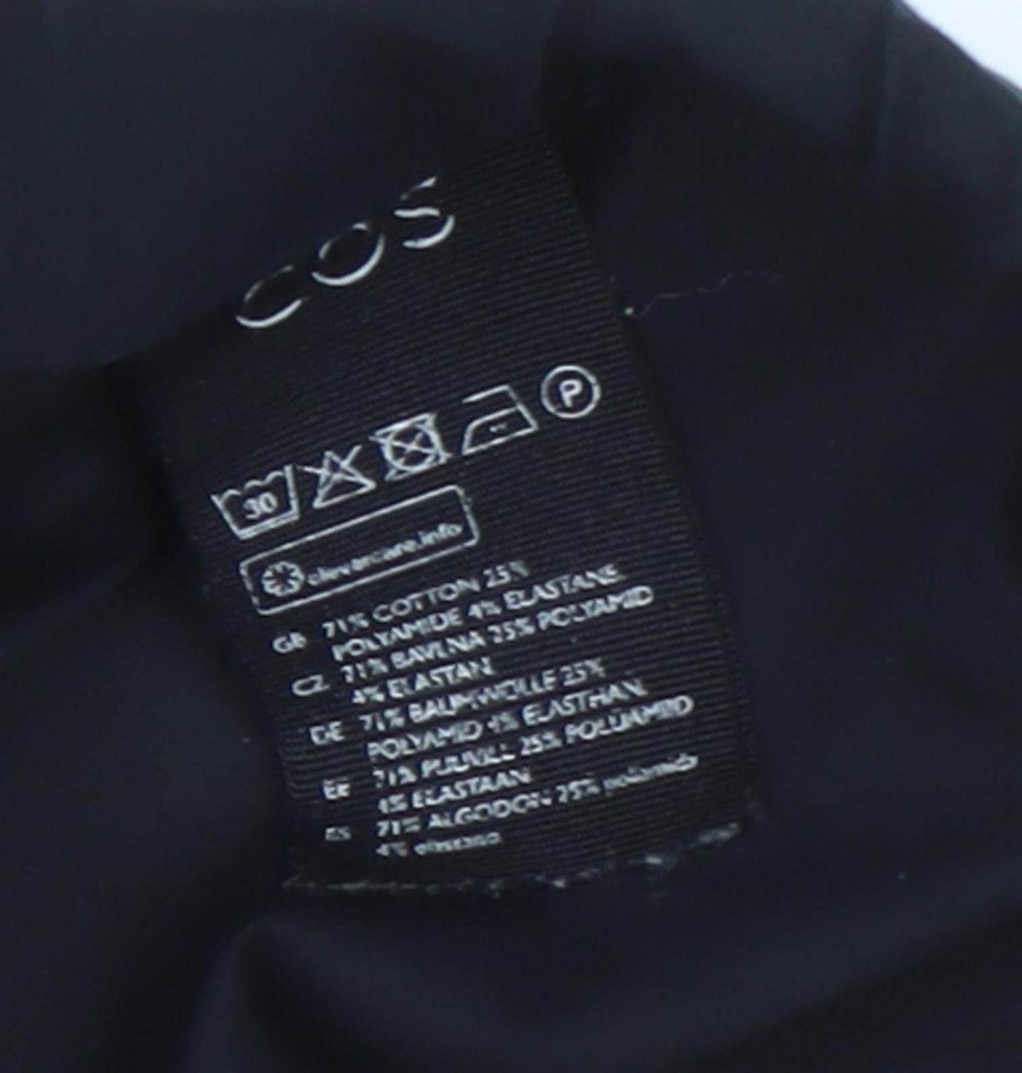 COS Men's Black M Joggers Relaxed Fit