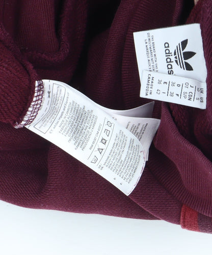 Adidas Women's Red Sweatshirt, Size 12, Athletic