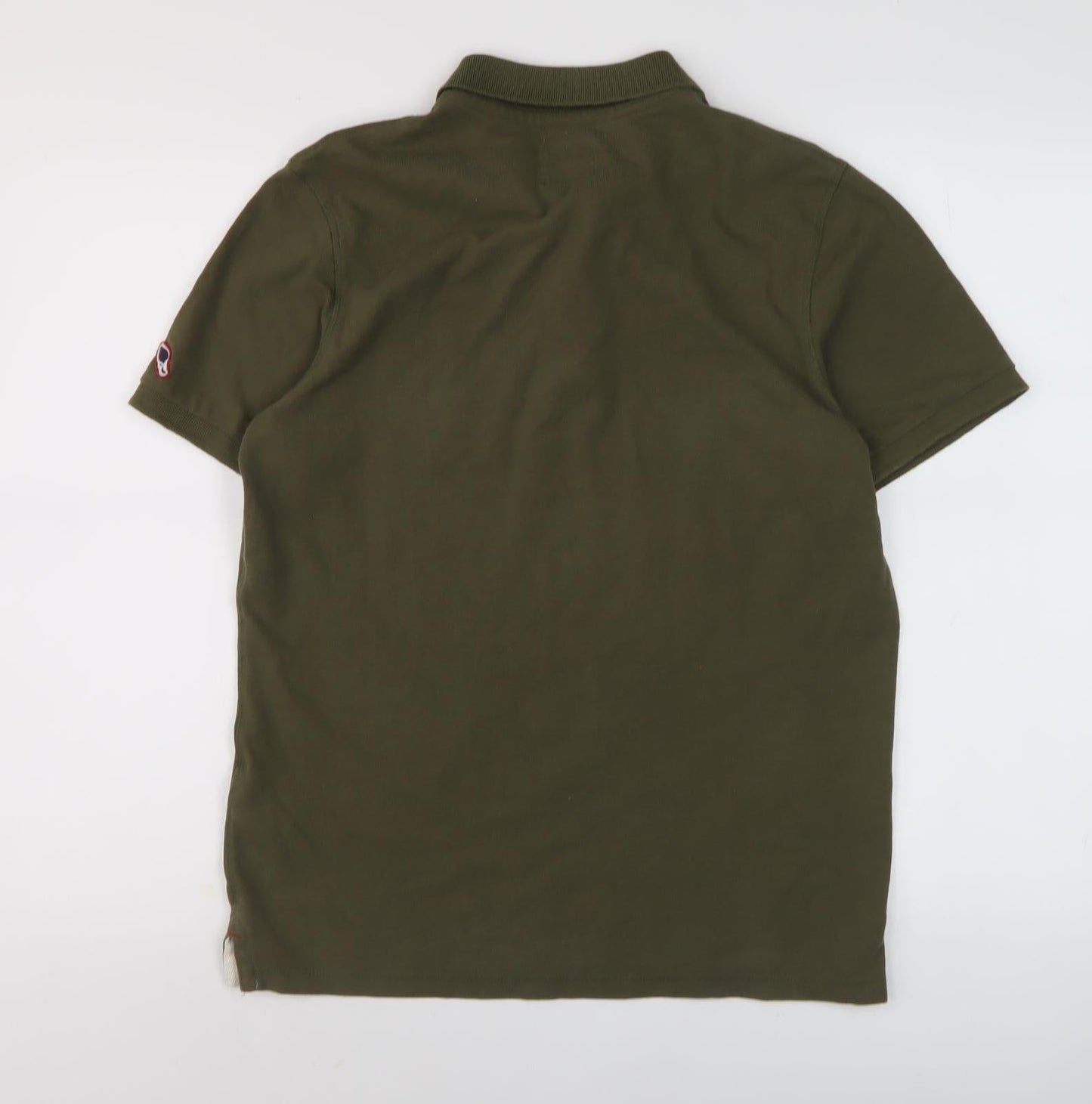 Jack & Jones Men's Green Vintage Graphic Polo - Medium