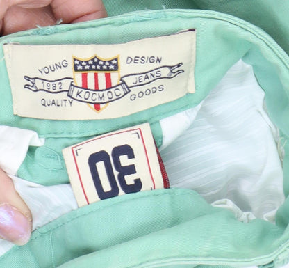 KOCMOC Men's Green Chino Shorts Size 30 Casual Style