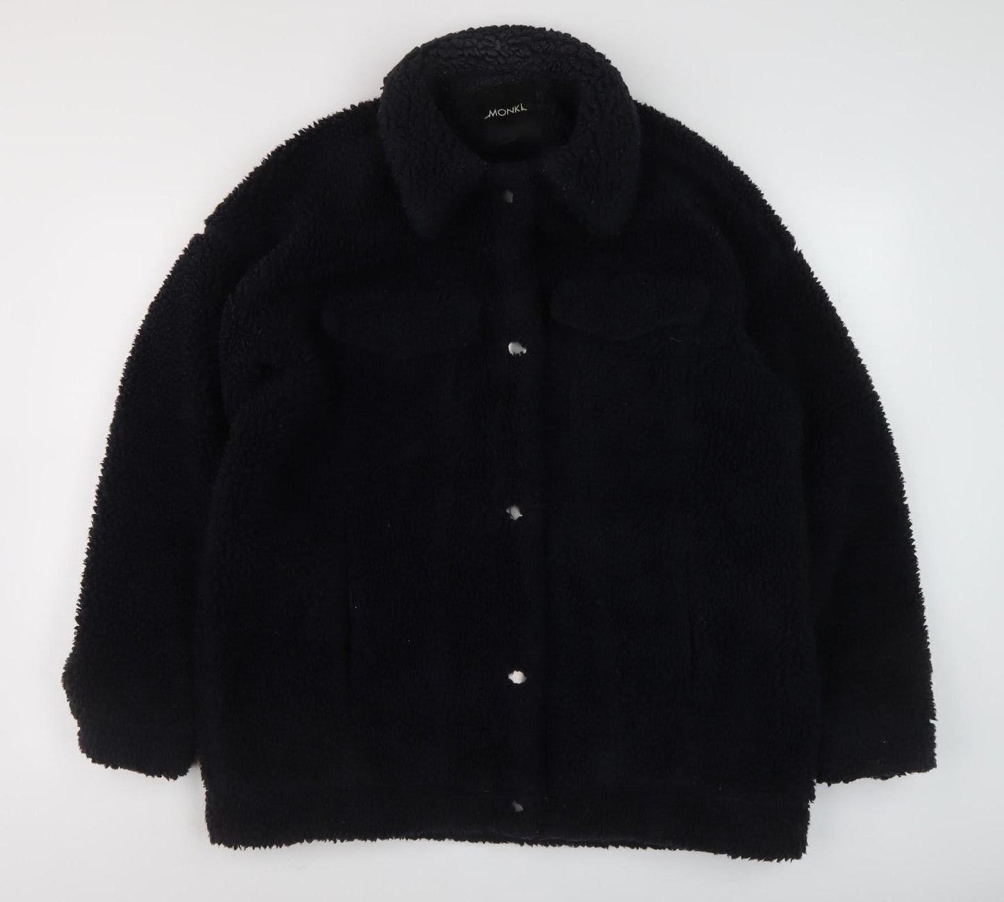 Unisex Adults UK Size M Monki Black Basic Jacket