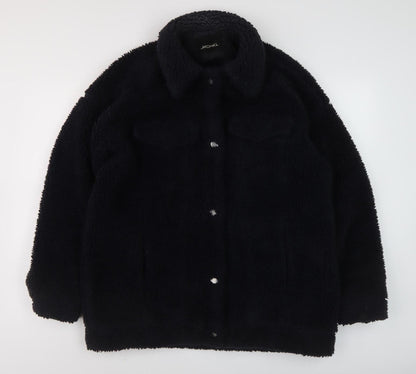 Unisex Adults UK Size M Monki Black Basic Jacket