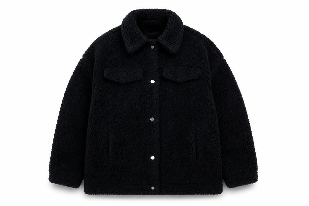 Unisex Adults UK Size M Monki Black Basic Jacket