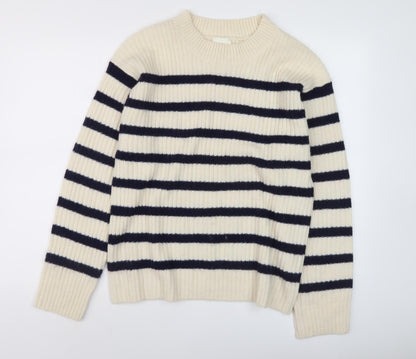 Womens UK Size M H&M Ivory Pullover Jumper