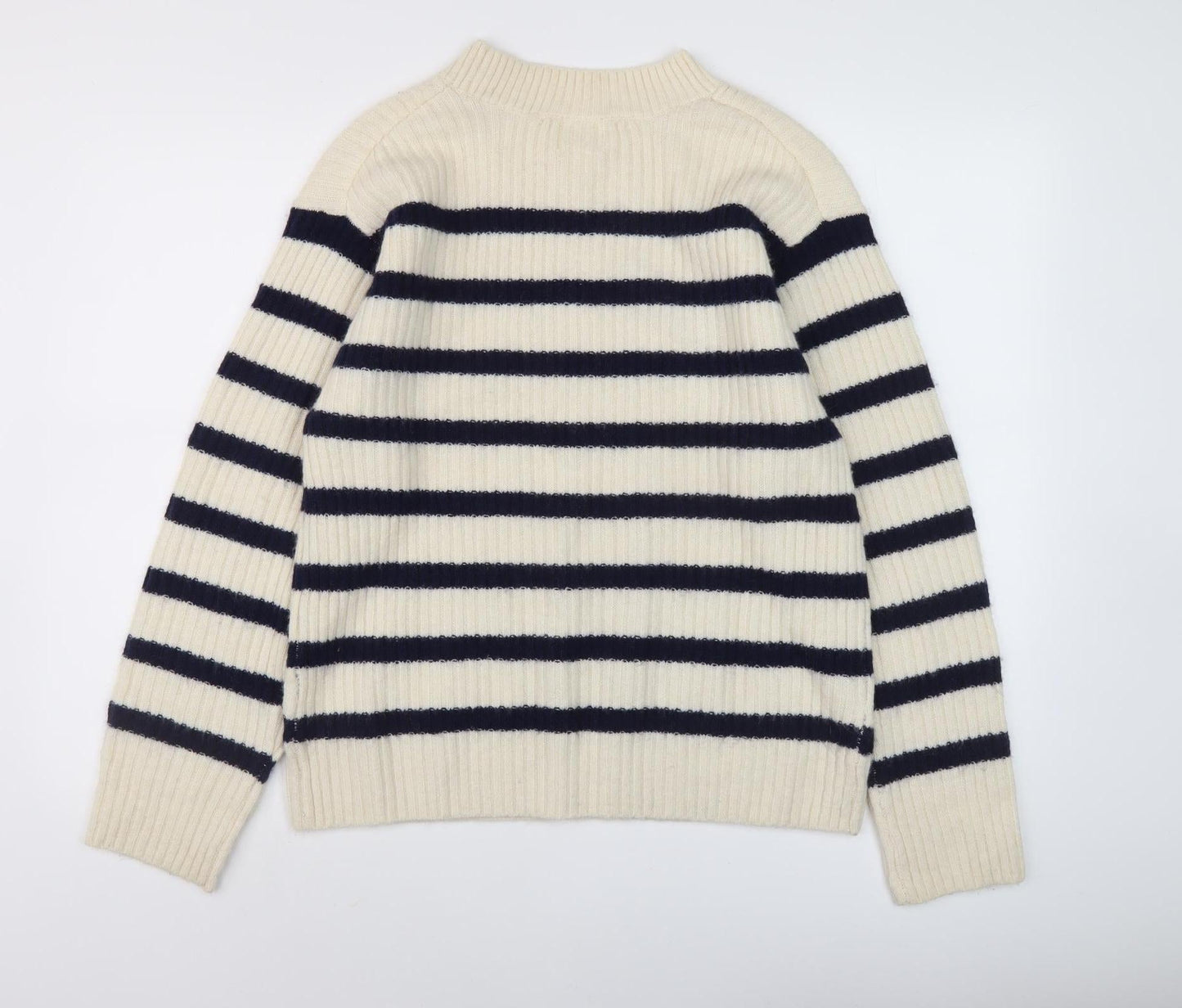Womens UK Size M H&M Ivory Pullover Jumper