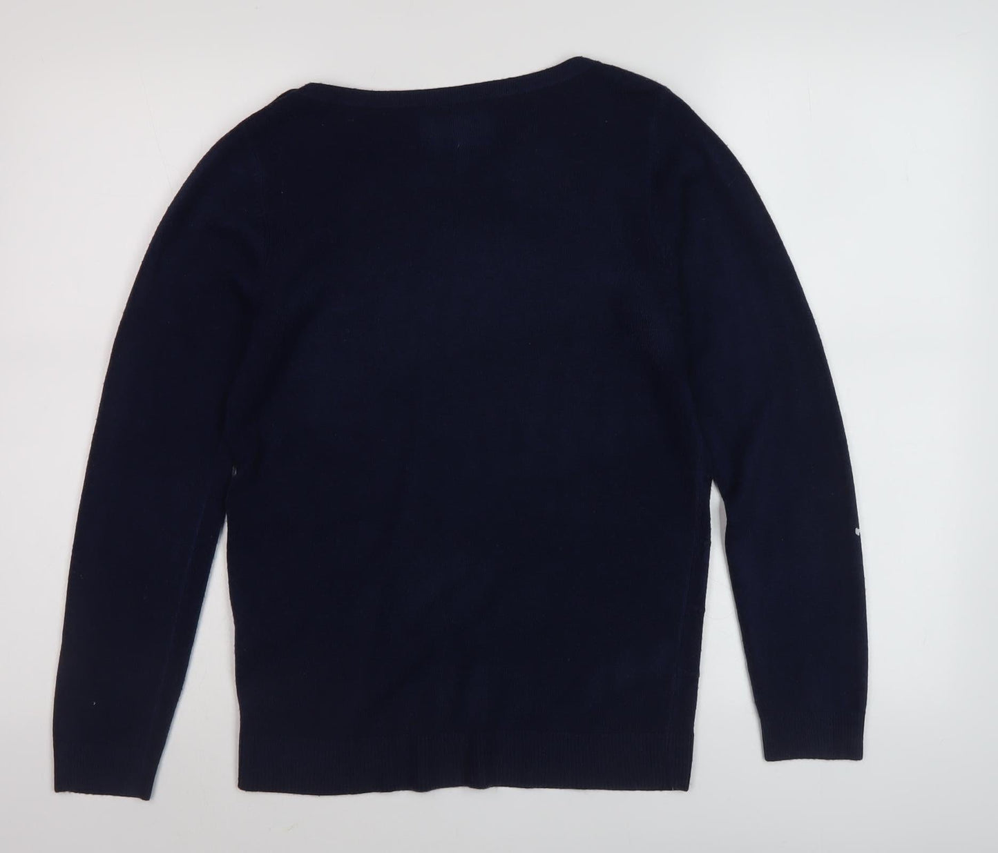 Womens UK Size 10 Maine New England Black Pullover Jumper