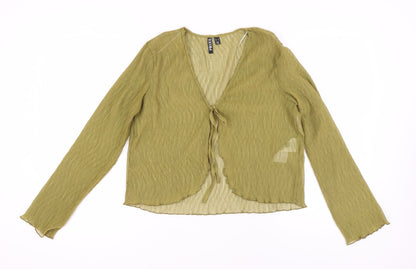 Womens UK Size M Pieces Green Tunic Blouse