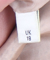 Viyella Women's Ivory Blazer UK 18 Striped Cotton Blend