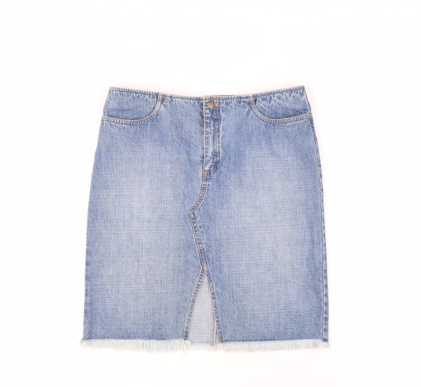 Womens UK Size 6 Ralph Lauren Straight & Pencil Denim Skirt