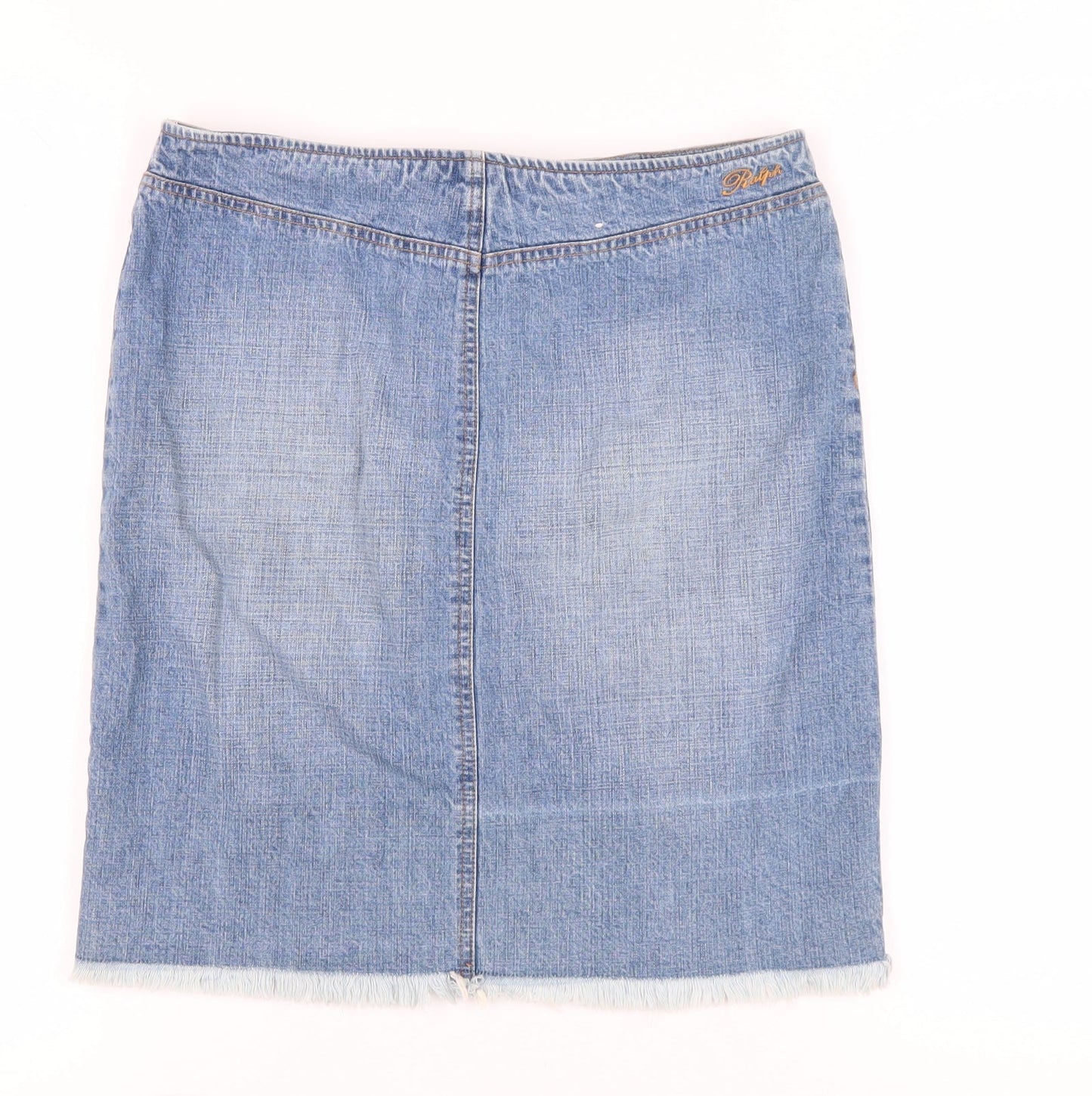 Womens UK Size 6 Ralph Lauren Straight & Pencil Denim Skirt
