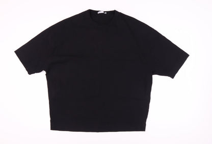Unisex Adults UK Size M ASOS DESIGN Black Basic T-Shirt