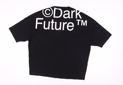 Unisex Adults UK Size M ASOS DESIGN Black Basic T-Shirt
