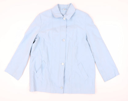 Womens UK Size 18 Eleganzé Blue Basic Jacket