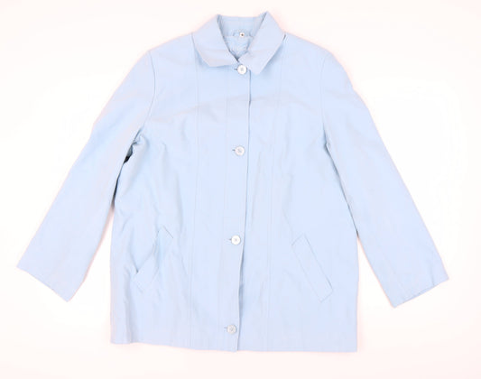 Womens UK Size 18 Eleganzé Blue Basic Jacket