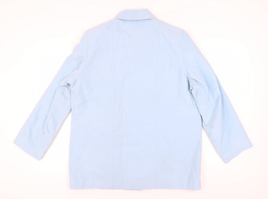 Womens UK Size 18 Eleganzé Blue Basic Jacket