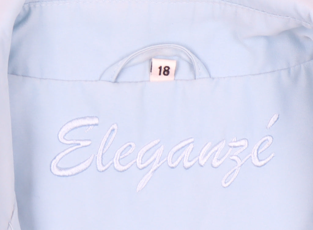 Womens UK Size 18 Eleganzé Blue Basic Jacket