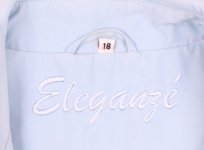 Womens UK Size 18 Eleganzé Blue Basic Jacket