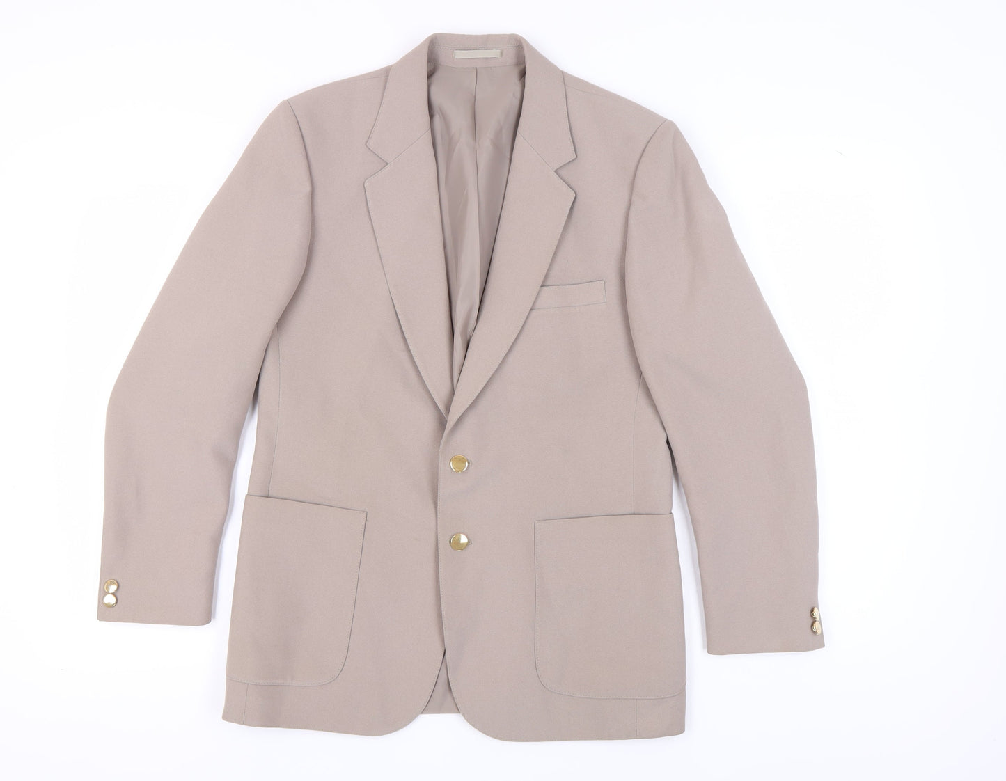 St Michael Men’s Beige Blazer Jacket, Size 38S Vintage