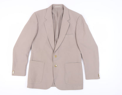St Michael Men’s Beige Blazer Jacket, Size 38S Vintage
