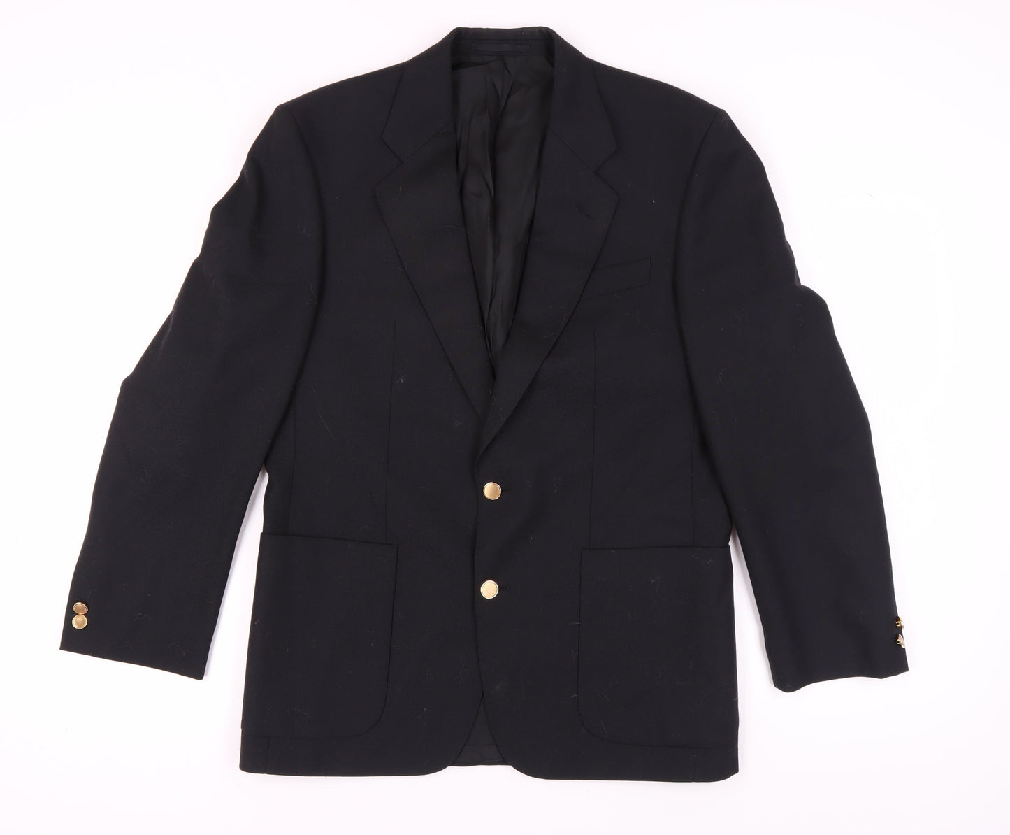 Mens UK Size 38 St Michael Regular Black Suit Jacket