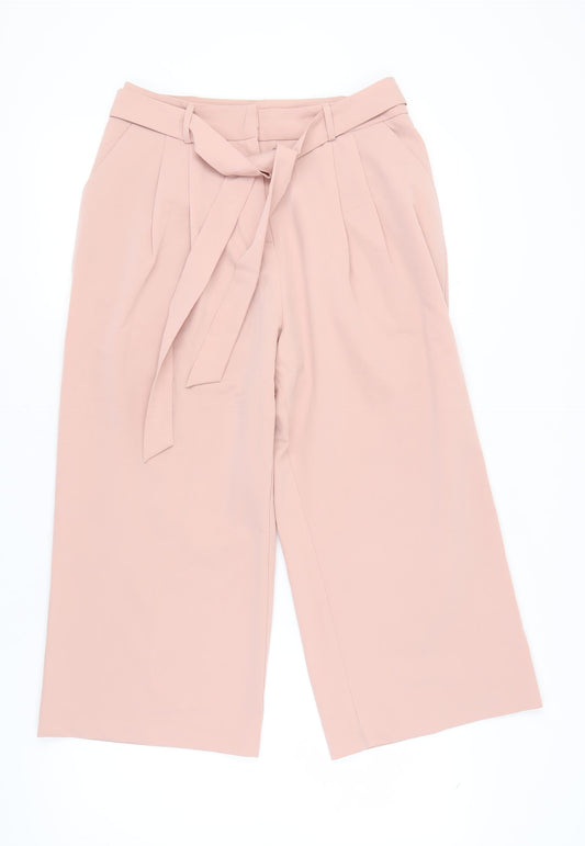 Womens UK Size 12 ASOS Relaxed Fit  Pink Trousers