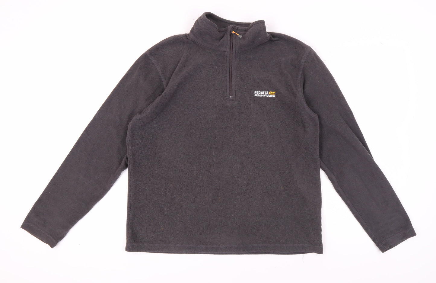 Mens UK Size M Regatta Black 1/4 Zip Sweatshirt