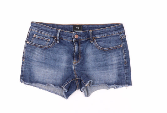 Gap Women's Blue Cut-Off Denim Shorts Size 10