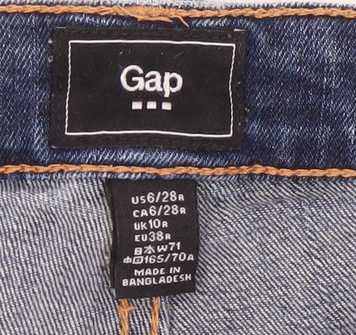 Gap Women's Blue Cut-Off Denim Shorts Size 10