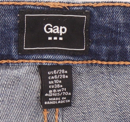 Gap Women's Blue Cut-Off Denim Shorts Size 10