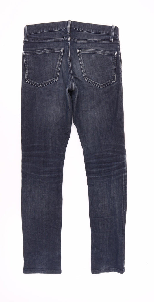 Uniqlo Women's Blue Skinny Jeans Size 10